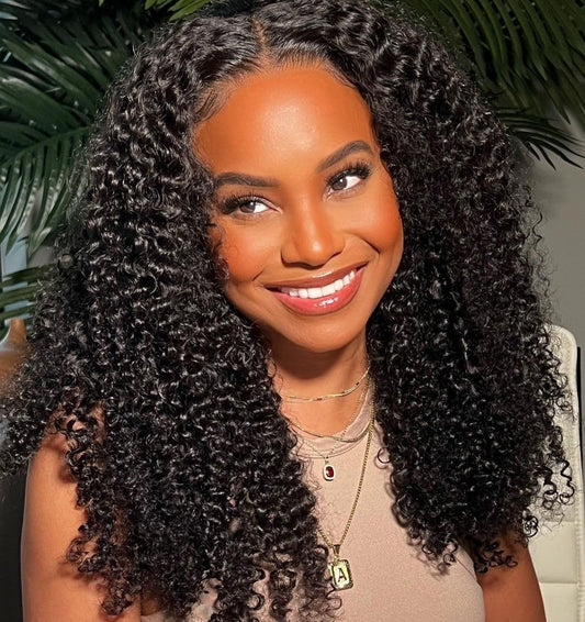 13x6 Kinky Curly Front Lace Wig