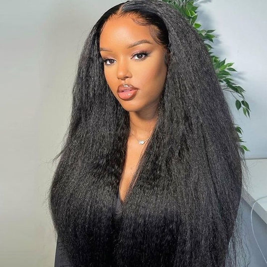 13x6 Kinky Straight Front Lace Wig